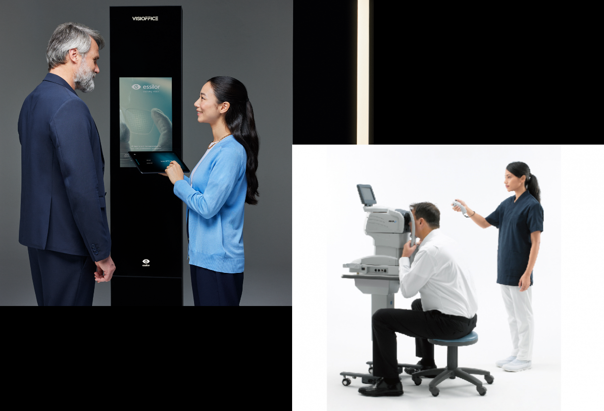 最新機器でフィッティング